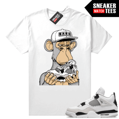 Military Black 4s sneaker tees