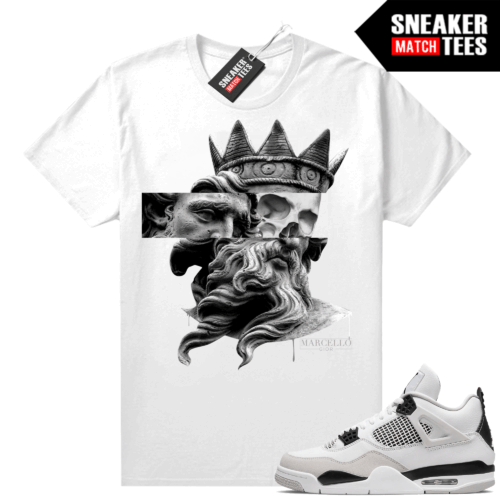 Jordan 4 shirts Military Black