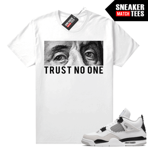 Military Black 4s matching shirt