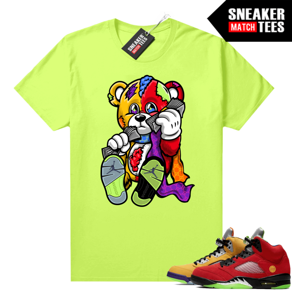 mitch match jordans 5
