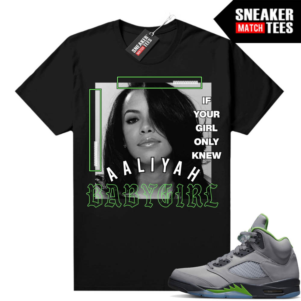 Sneaker Tees Green Bean 5s Green Bean Sneaker Tee
