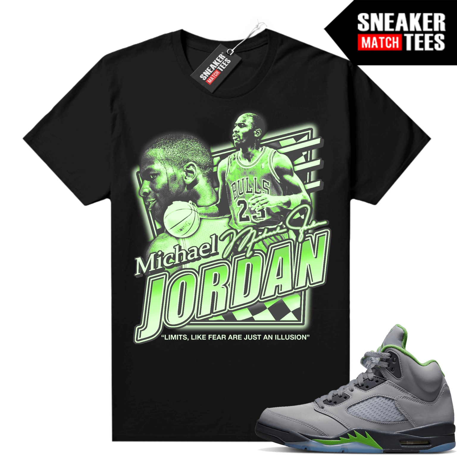 Jordan 5 Green Bean Sneaker shirt Green Bean Sneaker tee