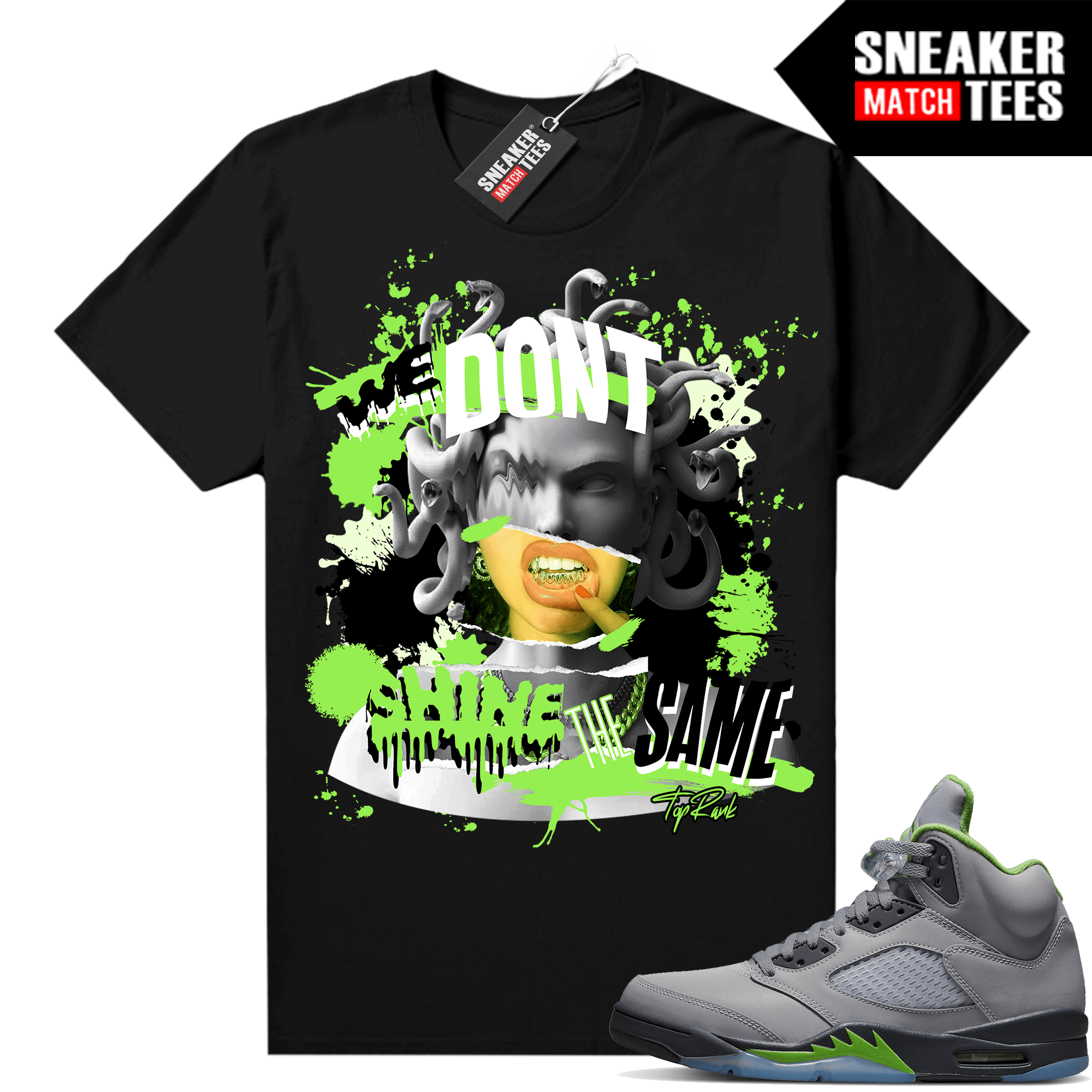 Air Jordan sand 5 sneaker tees Green Bean