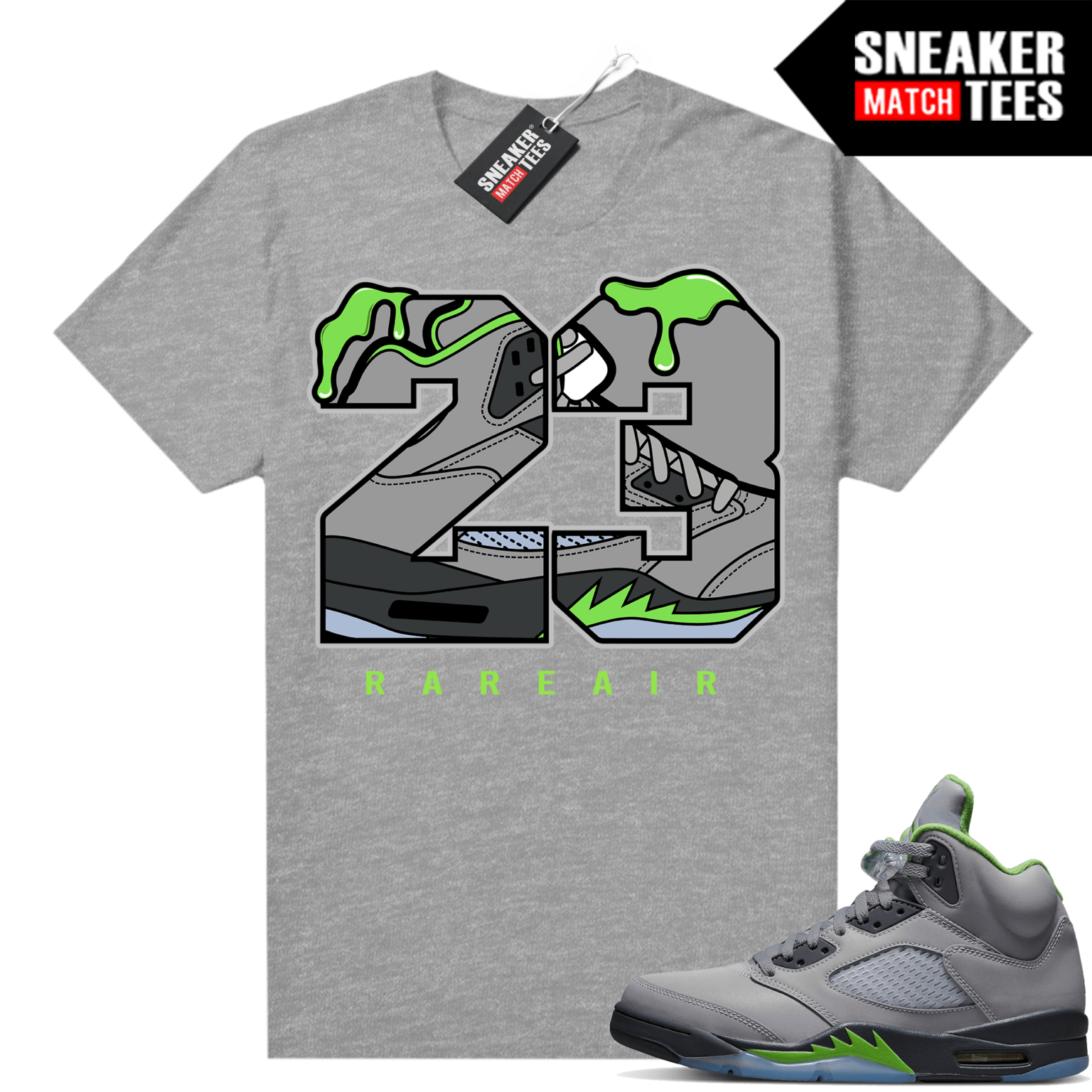 Green Bean 5s shirt outfit Green Bean Sneaker tee