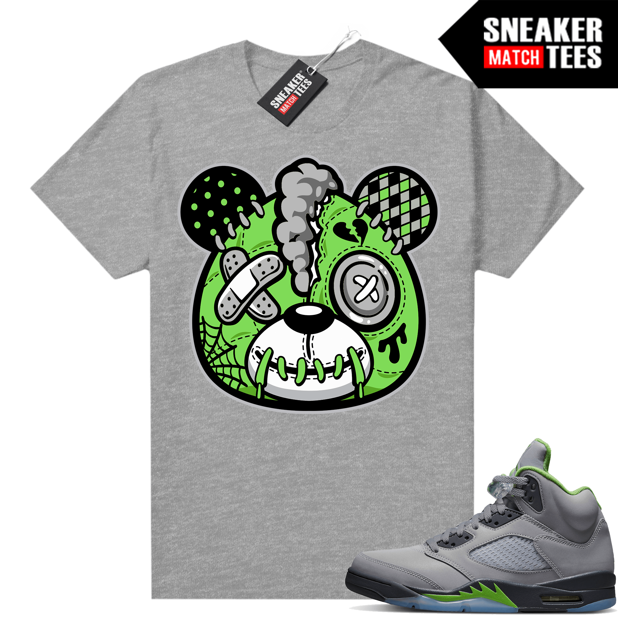 Sneaker Match Jordan sand 5 Green Bean tees