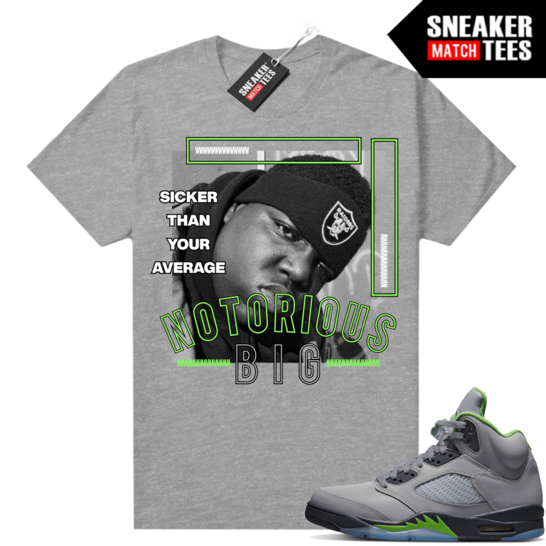 Green Bean 5s shirt outfit Green Bean Sneaker tee