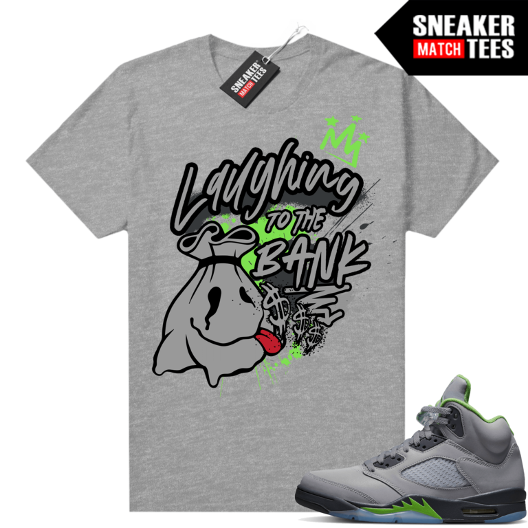 Shirts to match Jordans 5 Green Bean Green Bean Sneaker tee