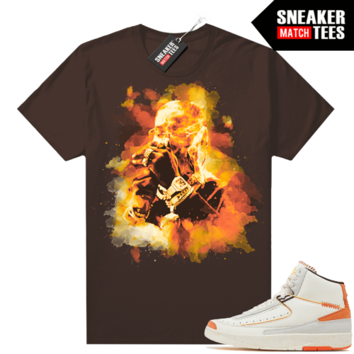 Match wolf Jordan retro 2 Maison Chateau Rouge shirts