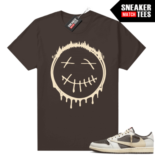 Sneaker tees Travis Scott 1s Reverse Mocha