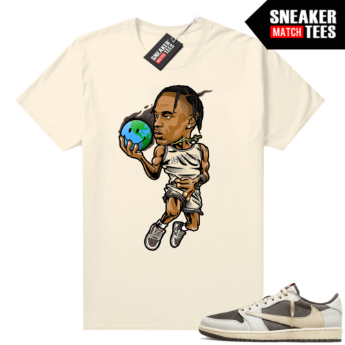 Sneaker shirts Travis Scott 1s Reverse Mocha