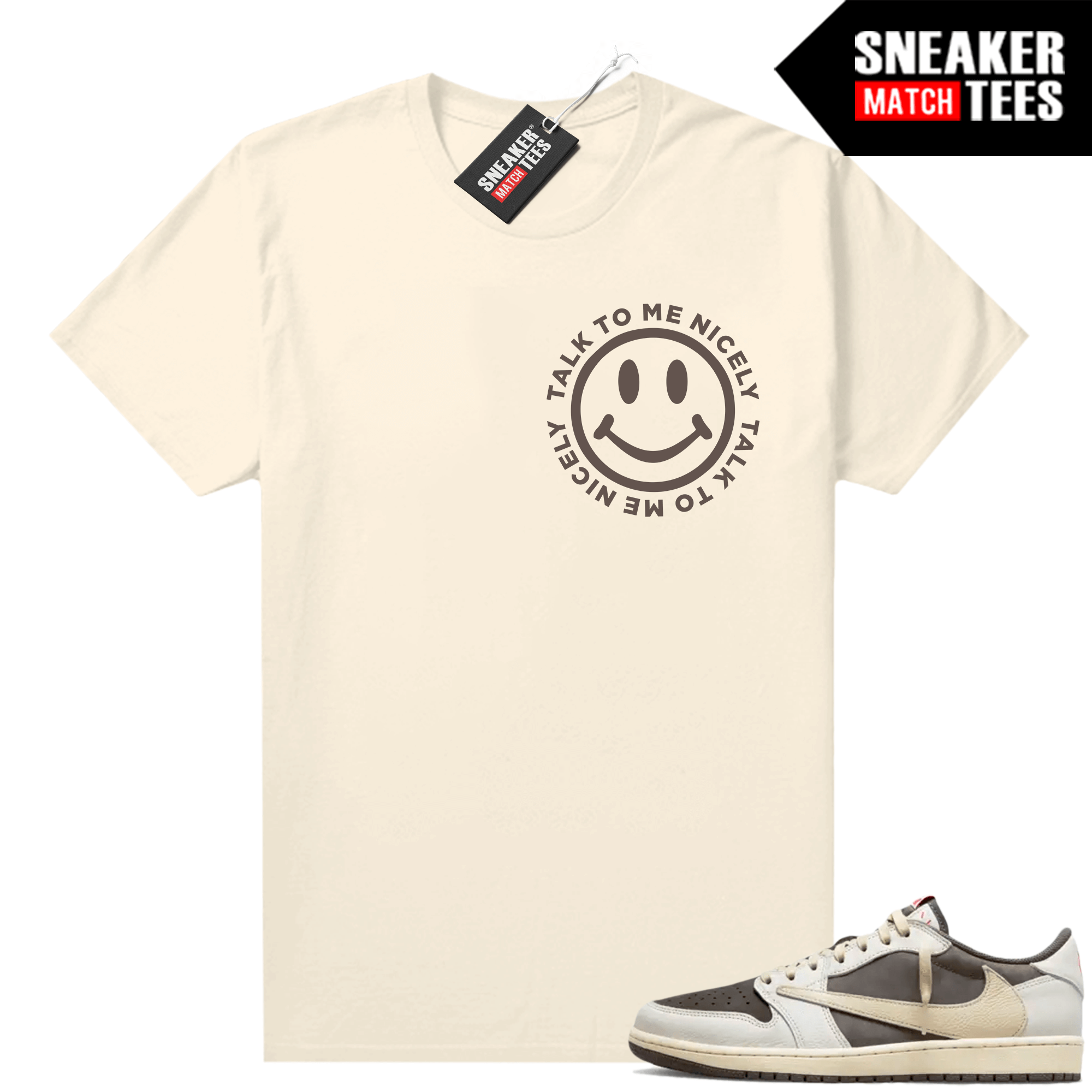 Shirts to match sneakers Travis Scott 1s Reverse Mocha