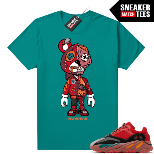 Yeezy 700 Hi-Res Red Future Urlfreeze Sneaker Match Green Nuwave Bear Anatomy