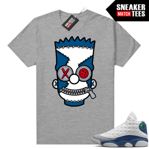 French Blue 13s Shirts Sneaker Match Heather Grey Misfit Bart