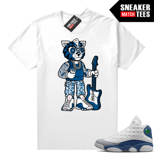 French Blue 13s Shirts Sneaker Dust Match White Bobcat Toy