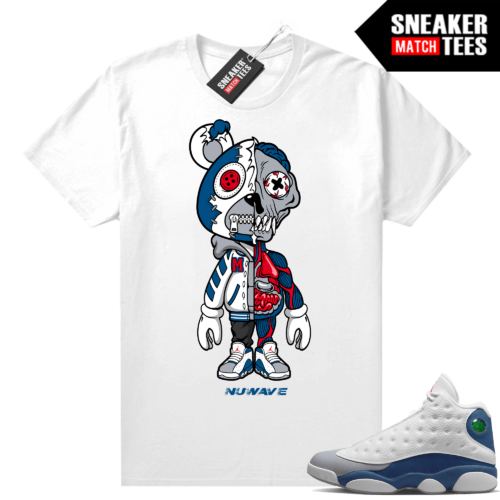 French Blue 13s Shirts muted Match White Nuwave Bear Anatomy