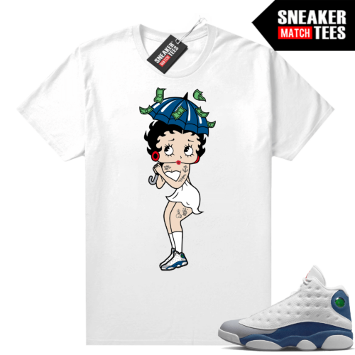 French Blue 13s Shirts Sneaker media Match White Rainy Day