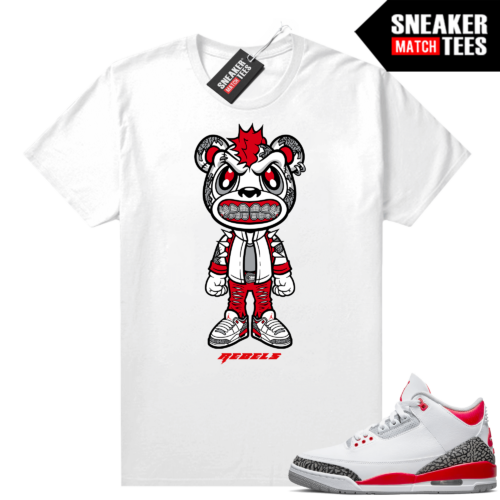 Shirts design to slippers Fire red 3s