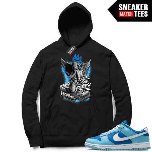 Argon Dunk Low Matching Black Hoodie Count your Blessings