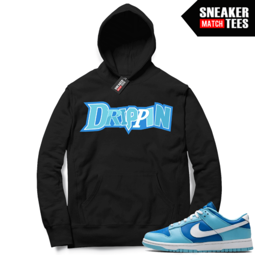 Argon cw2656 Dunk Low Matching Black Hoodie Drippin