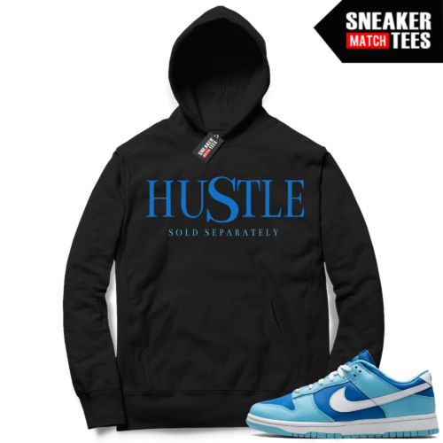 Argon Dunk Suede Low Matching Black Hoodie Hustle Sold Separately