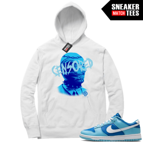 Argon Dunk Low Matching White Hoodie Gior Censored