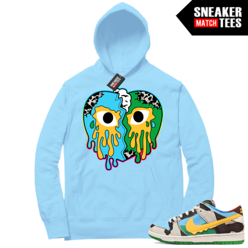 Chunky Dunky SB Dunks Sneaker Match Hoodie Baby Blue Crying Heart