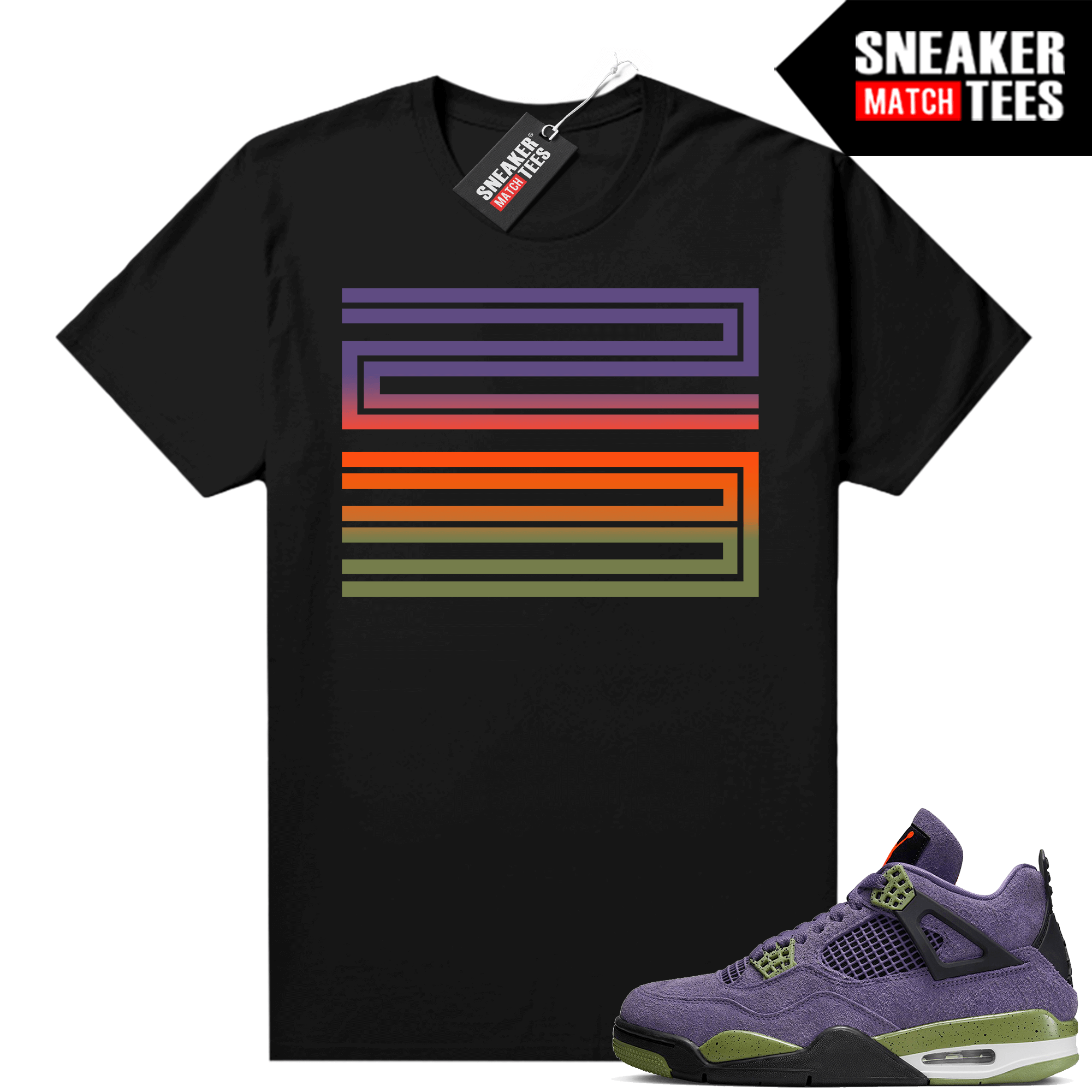 Sneaker tees Canyon Purple 4s