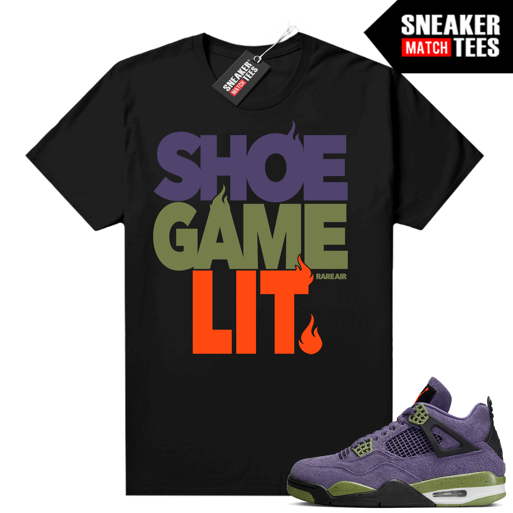 Canyon Purple 4s matching sneaker tees