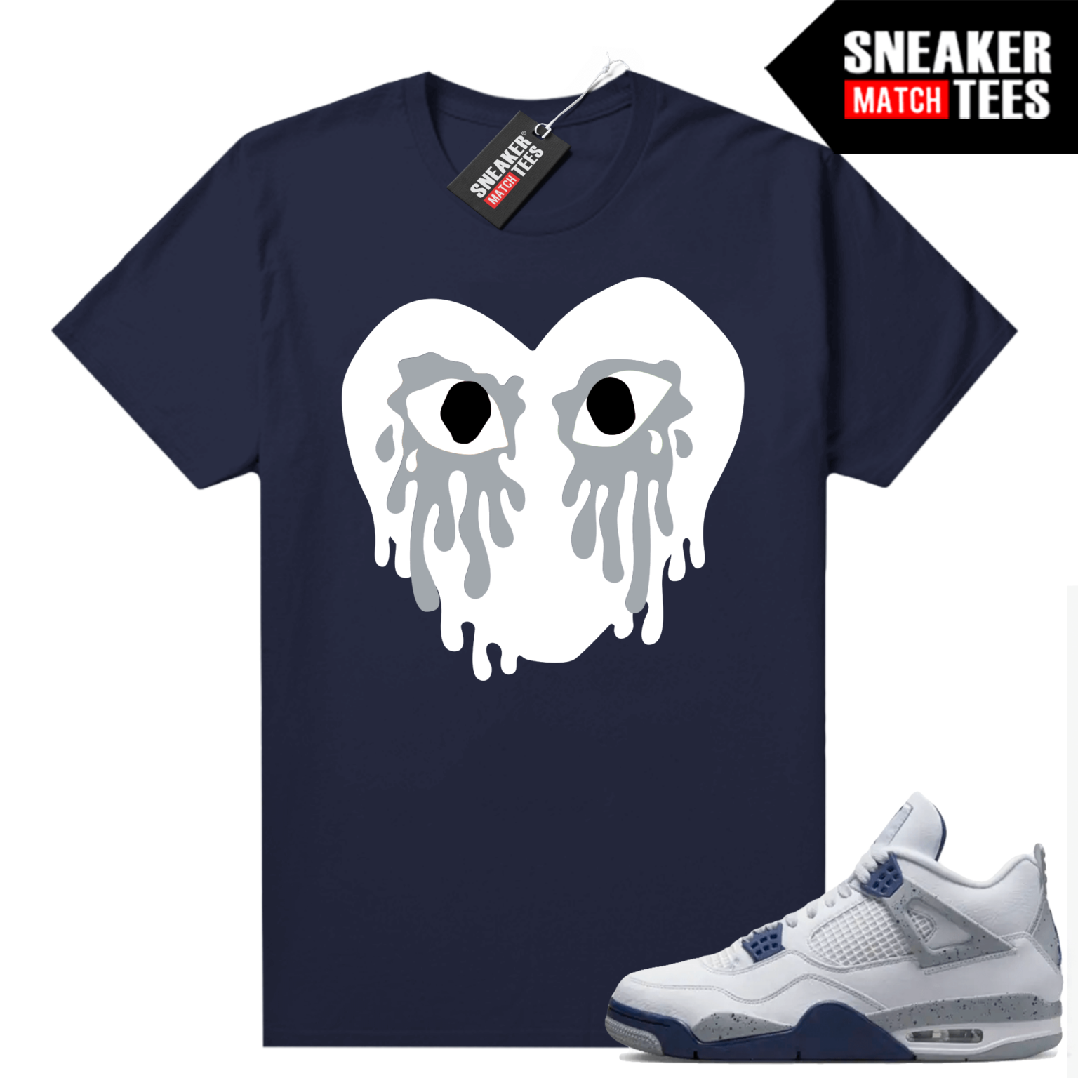 KB T-Shirt Match Jordan 4 Midnight Navy
