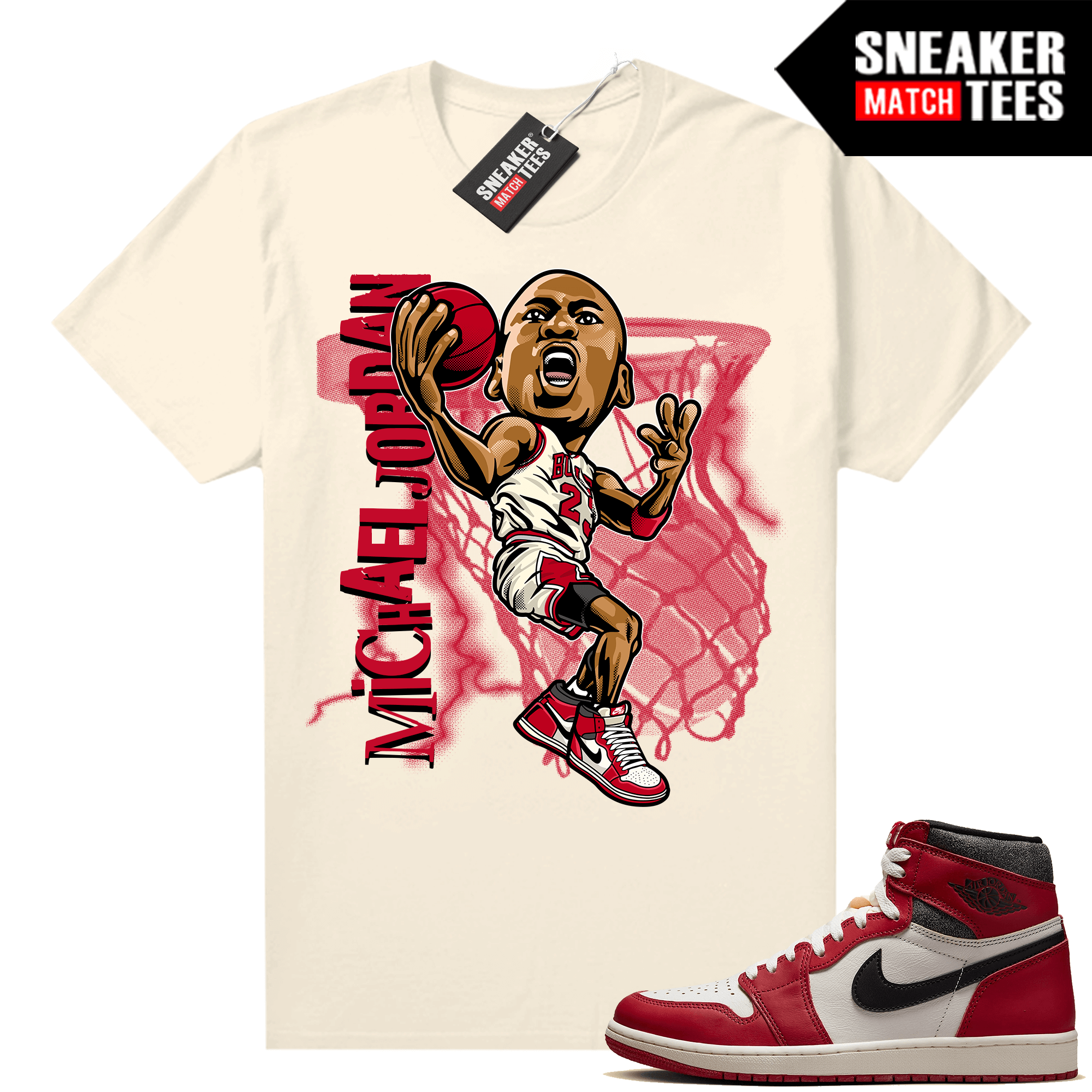 Chicago 1s Lost and Found Sneaker Match Shirt MJ Showtime
