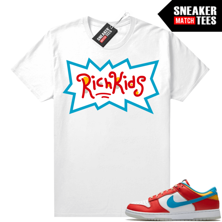Fruity Pebbles Dunk Low shirts Sneaker Match White Rich Kids Fruity Pebbles Dunk Sneaker tee