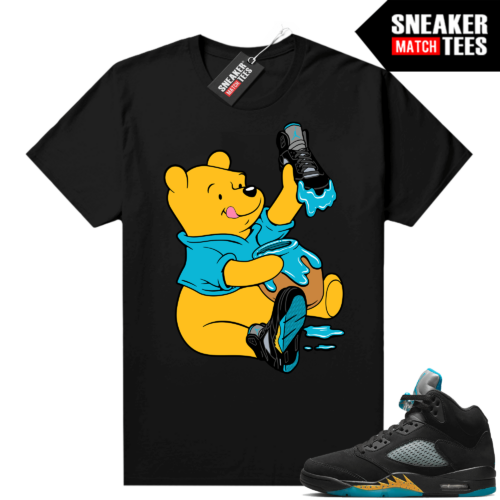 Jordan 5 Aqua shirts Runtrendy Sneaker Match Black New Shoe Drip