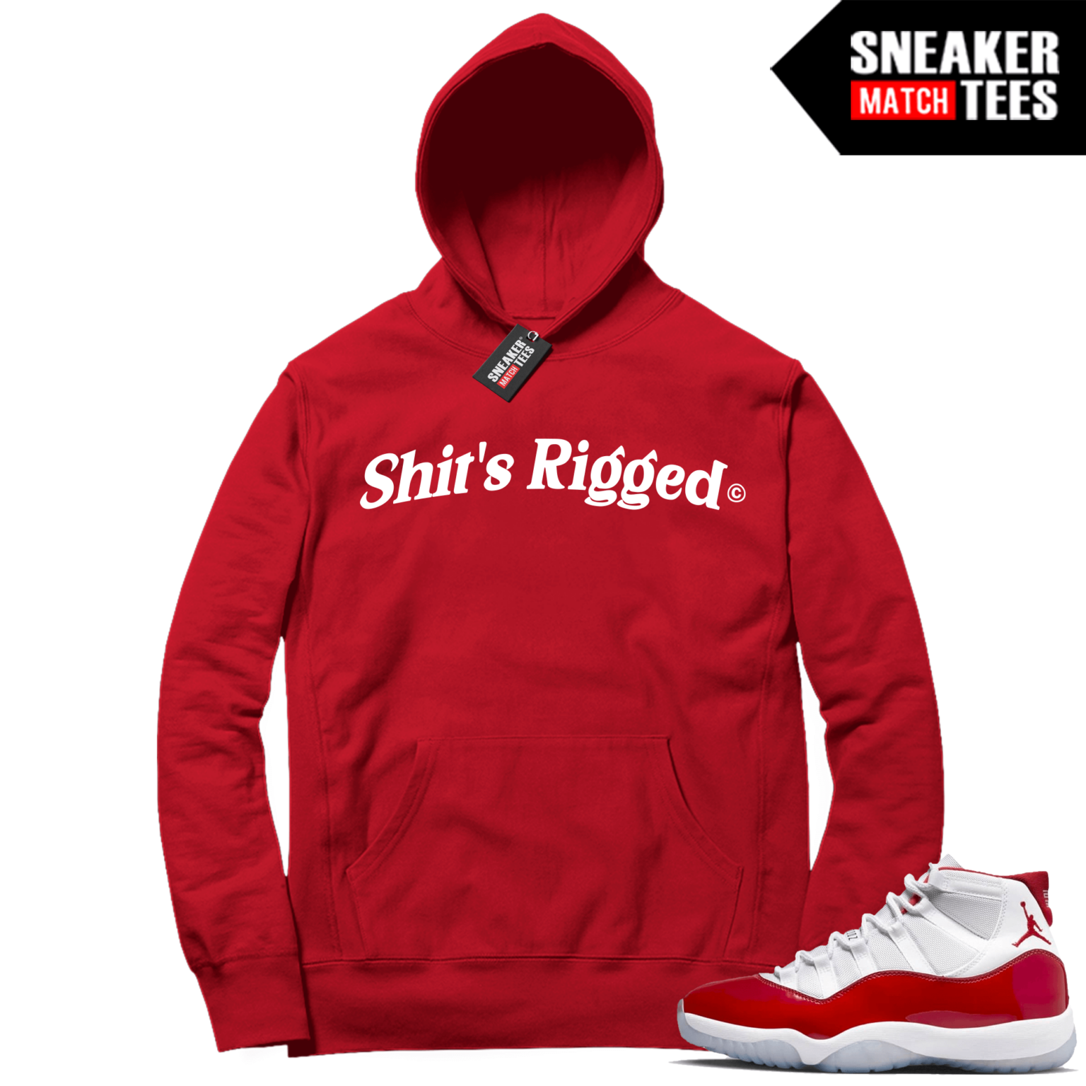 Jordan 11 Cherry Sneaker Tees Shirt Shop Sneaker Match Tees