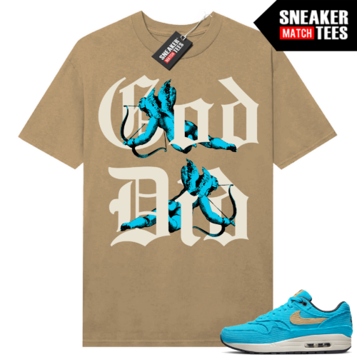 Air Max 1 Corduroy shirts Sneaker Match Tan God Did