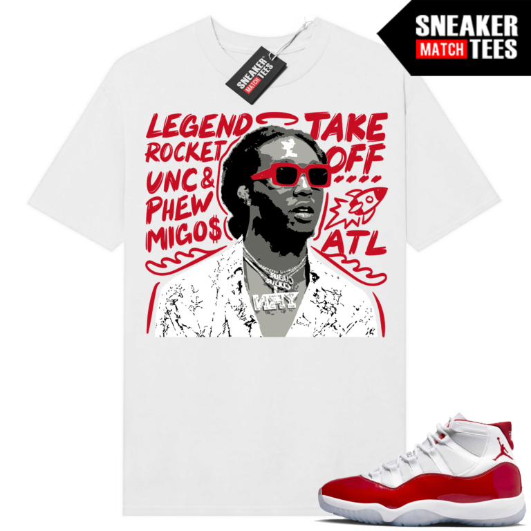Jordan 11 Cherry Sneaker Tees Shirt Shop Sneaker Match Tees