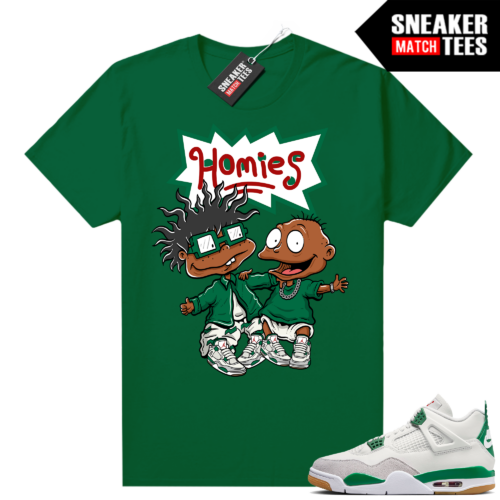 Jordan 4 Pine Green SB shirts Sneaker Match Green Homies