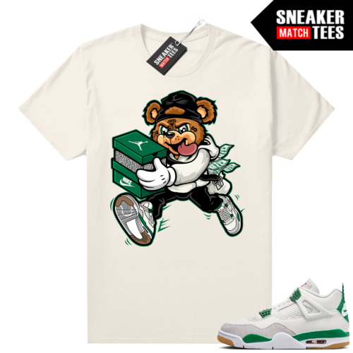 Jordan 4 Pine Green SB shirts Sneaker Match Sail Bear Sneaker Heist