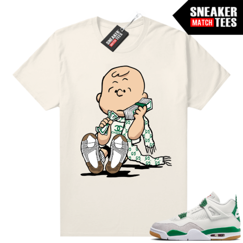 Jordan 4 Pine Green SB shirts Sneaker Match Sail Designer Charlie