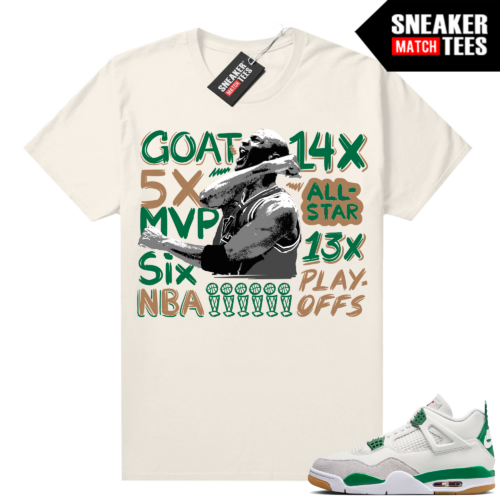 Jordan 4 Pine Green SB Cool Sneaker Match Sail MJ Accolades Victory