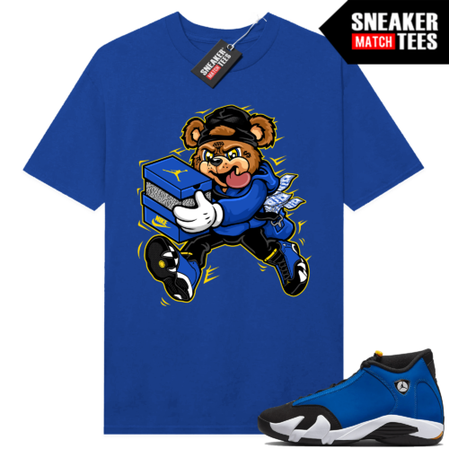 Jordan Januar 14 Laney shirts Sneaker Match Royal Bear Sneaker Heist