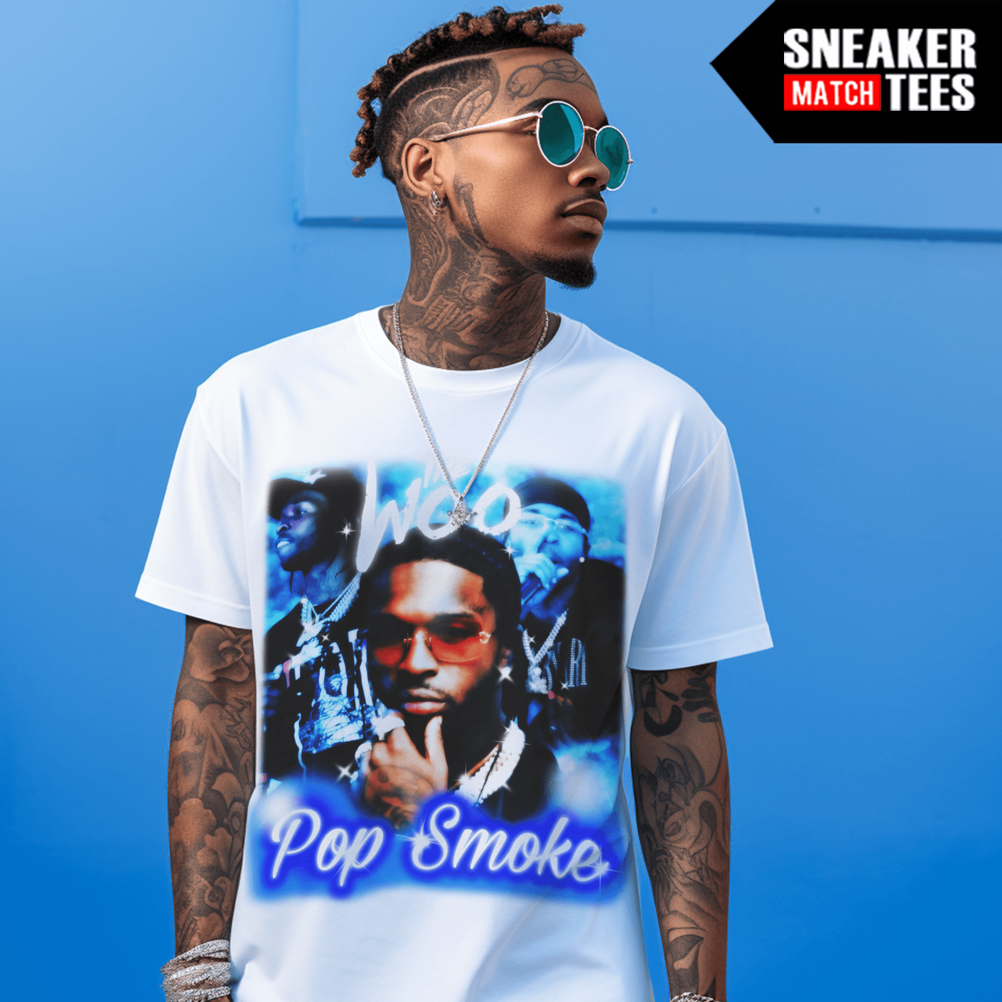 Jordan 1 UNC Toe Ariss-eu Sneaker Match Shirt White The Woo