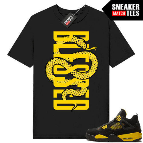 Jordan 4 Thunder sneaker tees