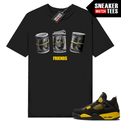 Air Jordan retro 4 Thunder sneaker tees