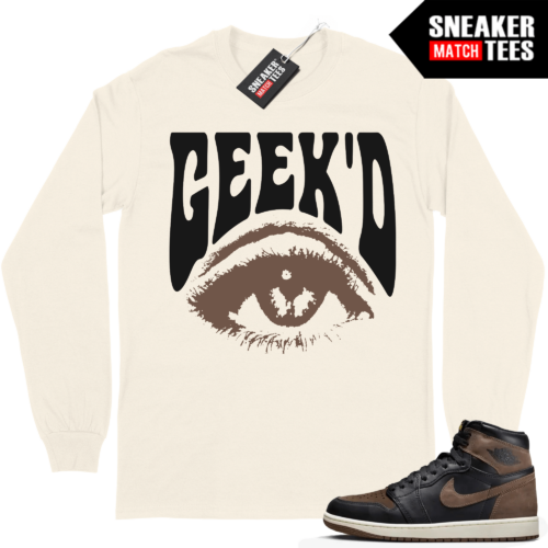 Jordan 1 Palomino Long Sleeve Tee Sneaker Match Sail GEEKD