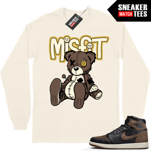 Jordan 1 Palomino Long Sleeve Tee Sneaker Match Sail Misfit Sneaker Bear