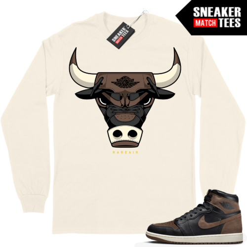 Jordan 1 Palomino Long Sleeve Tee Sneaker Match Sail Rare Air Bull