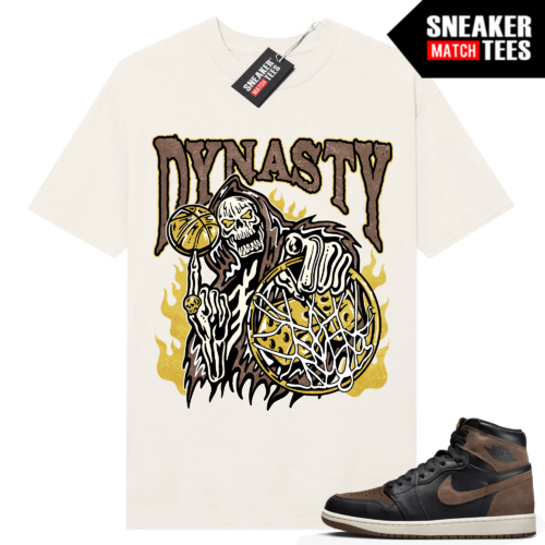 Jordan 1 Palomino T-shirt Sneaker Match Sail Distress Dynasty