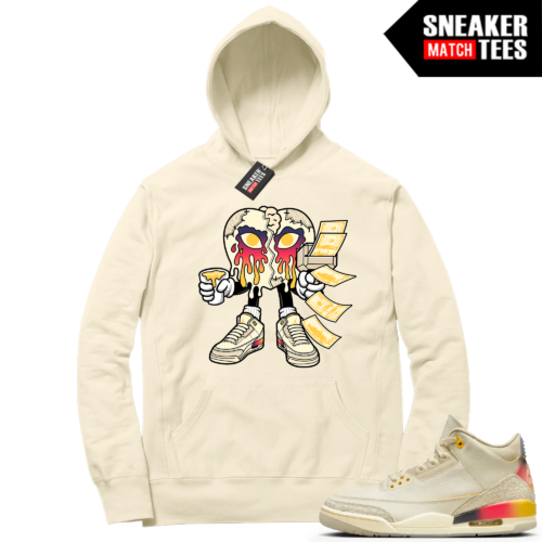 Jordan 3 J Balvin Sneaker Match Hoodie Sail Crying Heart Toon