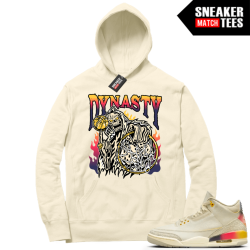 Jordan 3 J Balvin Sneaker Match Hoodie Sail Dynasty