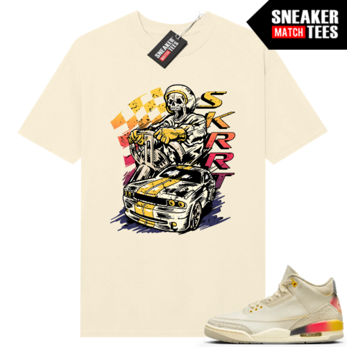 Jordan 3 J Balvin Sneaker Match T-shirt Sail Speedster